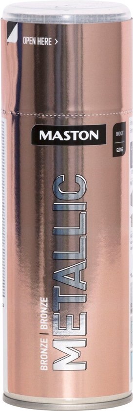 Maston Metallic - brons - spuitverf - 400 ml - spuitbus verf