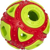 Jack And Vanilla - Speelgoed - Rubber Toys Traktatiebal - Oranje/groen - Ø6,4cm 49/5076