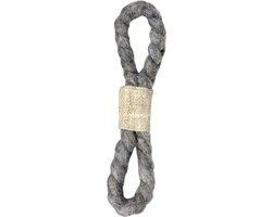Dharma Dog Karma Cat - Speelgoed - Dharma Dog Treklus Hennepkoord - Naturel - S - 25cm Ddkc703-01s - 178725