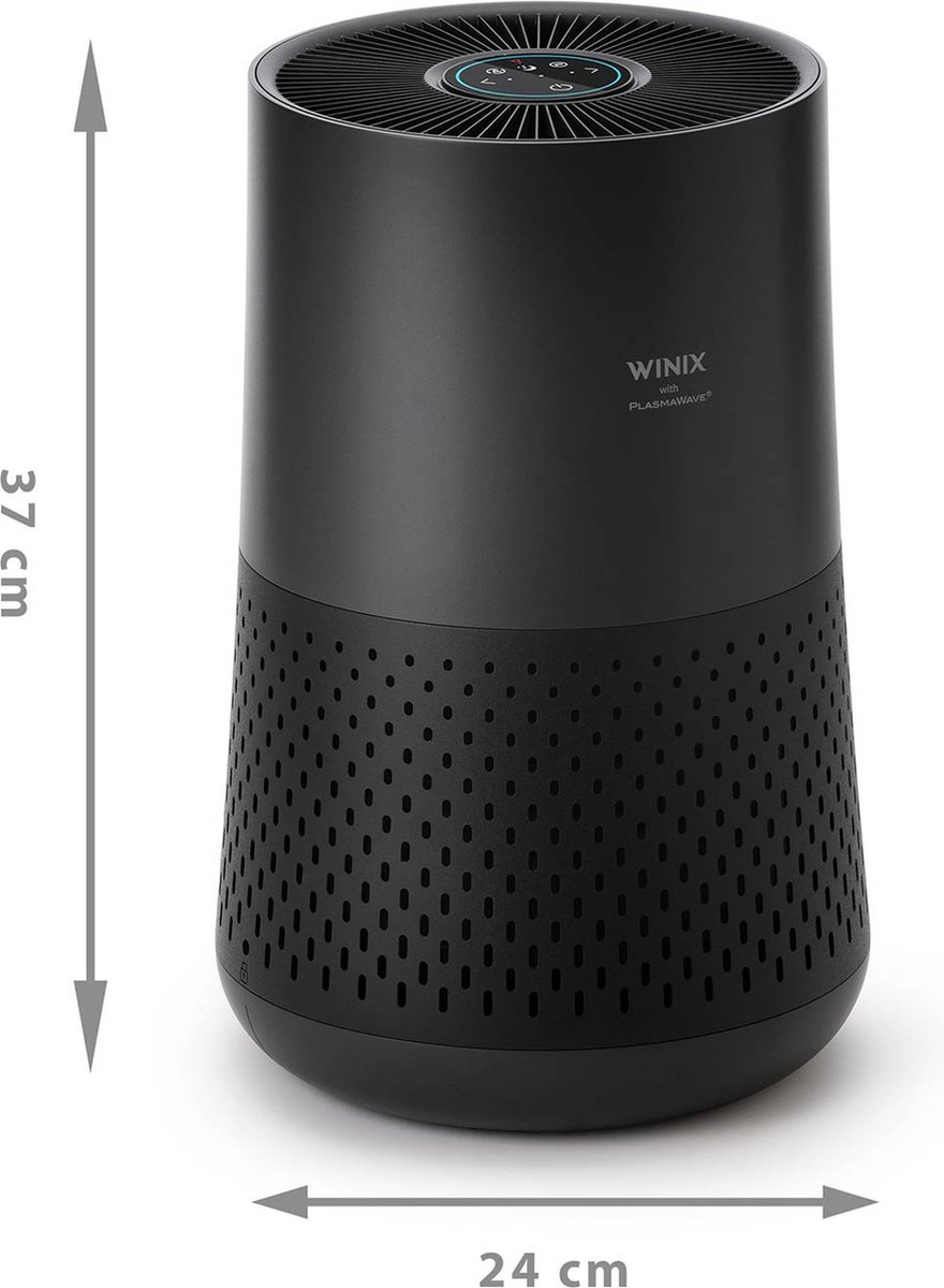 Winix A330 - Luchtreiniger Air Purifier met vervangbaar 3-in-1 Hepa + koolstoffilter + PlasmaWave Technologie - Cadr 228m³ p/u en tot 45m² - Getest en Gecertificeerd op Hooikoorts, Allergie en Fijnstof - Auto en Slaapstand en Luchtkwaliteit indicator — afbeelding 3