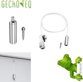GT0110 GeckoTeq 1 x set ophangsysteem-plafond anker-met perlon draad-met mini haak