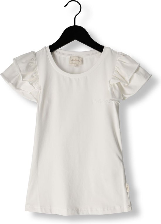 Ai&Ko Riana T-shirts & T-shirts Filles - Chemise - Wit - Taille 128