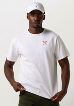 Forét Sail T-shirt Polo's & T-shirts Heren - Polo shirt - Wit - Maat XL