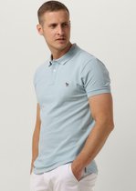 Paul Smith Mens Slim Fit Ss Polo Shirt Zebra Polo's & T-shirts Heren - Polo shirt - Lichtblauw - Maat M