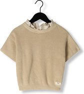 Baje Studio Gini Tops & T-shirts Meisjes - Shirt - Zand - Maat 110/116