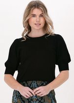 Minus Liva Knit Tee Tops & T-shirts Dames - Shirt - Zwart - Maat XXL