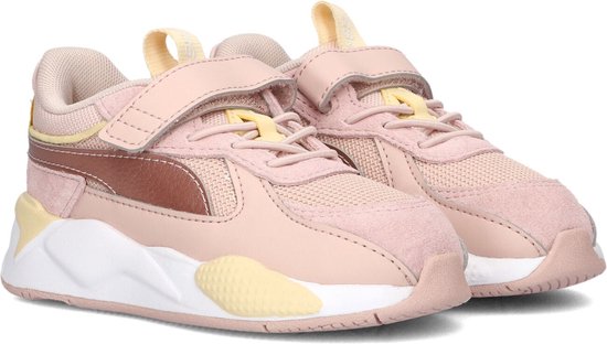 Puma Rs-x Metallic Jr Lage sneakers - Meisjes - Roze - Maat 32