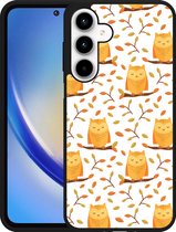 Cazy Hardcase Hoesje geschikt voor Samsung Galaxy A35 Cute Owls