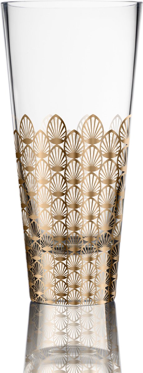 Goebel - VOLA | Vaas First Gold III | Glas - 26cm - met echt goud