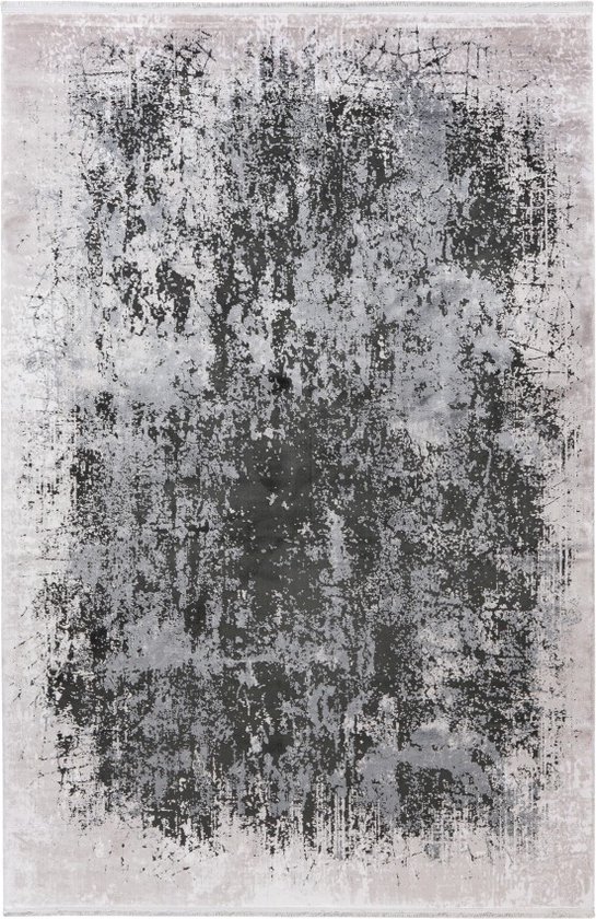 Lalee Versailles | Modern Vloerkleed Laagpolig | Silver | Tapijt | Karpet | Nieuwe Collectie 2024 | Hoogwaardige Kwaliteit | 80x150 cm