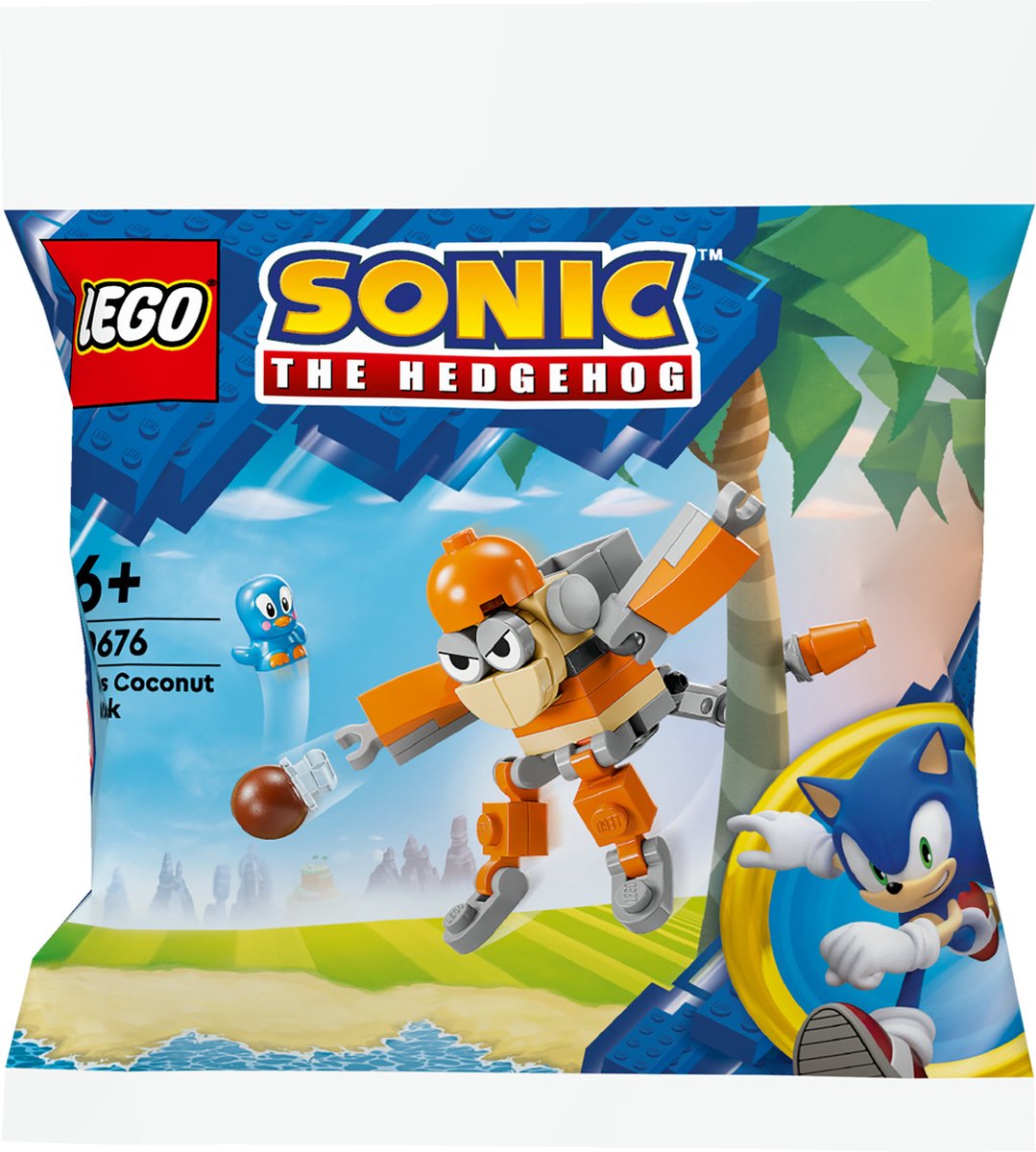 LEGO Sonic the Hedgehog - Kiki's kokosnotenaanval constructiespeelgoed 30676