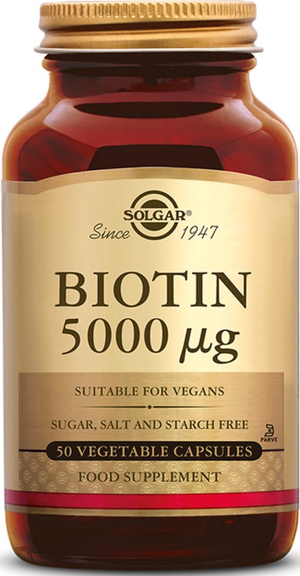 Foto: Solgar vitamins biotin 5000 g biotine 5000 mcg 