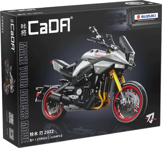【新品・未開封】キャンディーストライプ CaDA C59021W - SUZUKI KATANA Motorfiets 1:6 | bol