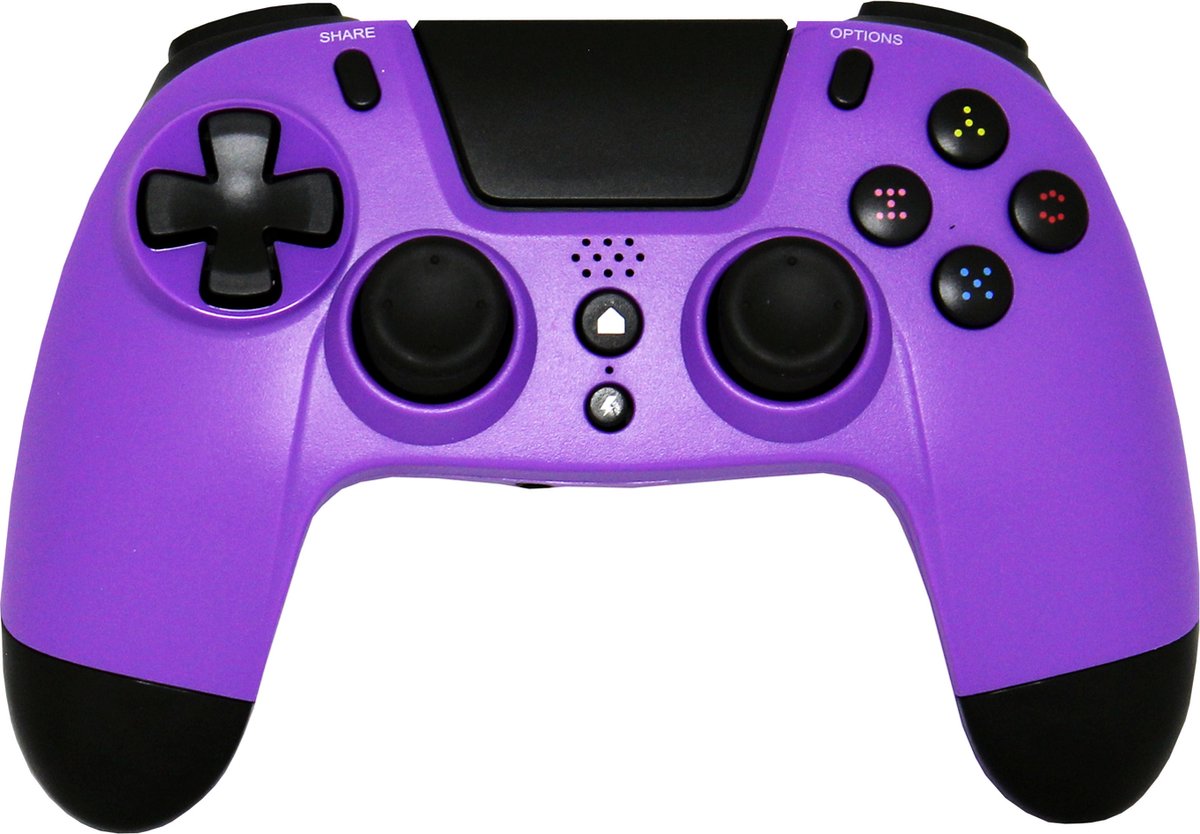 Gioteck - VX4 Premium Draadloze Controller - Paars - PS4