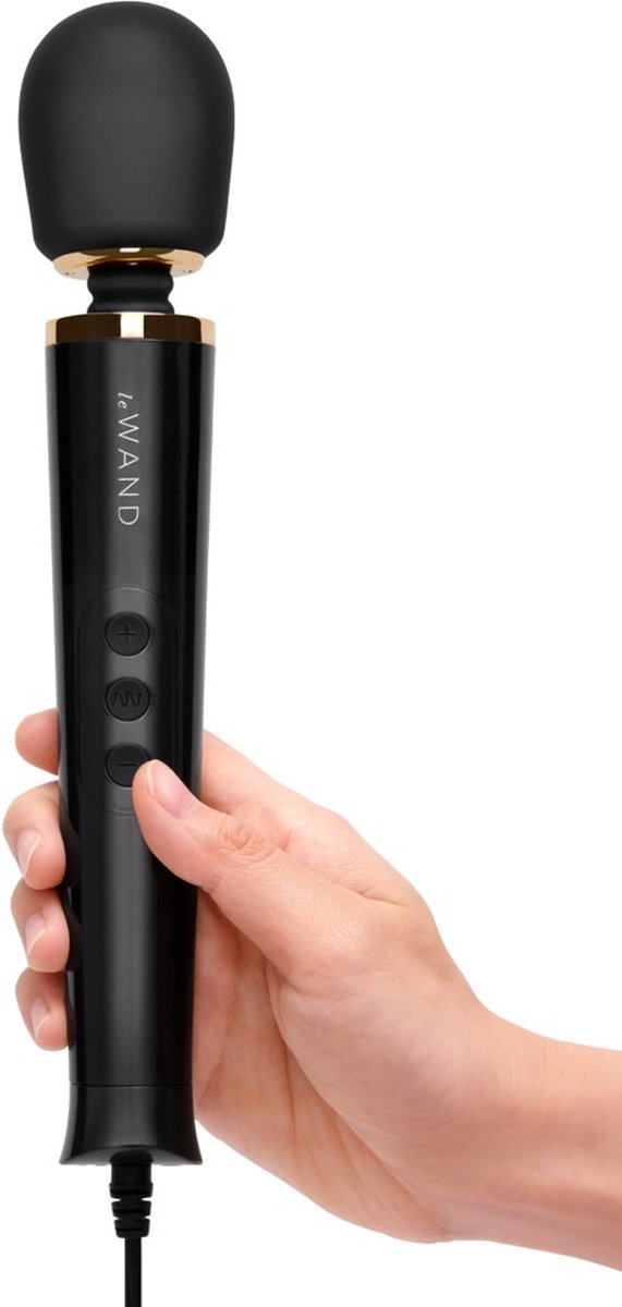 Le Wand Powerful Petite Plug-In Vibrerende Massage Vibrator Zwart