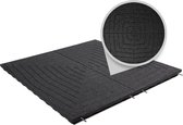Rubberen tegels | Zwart design | Per 1 m² | Dikte 4,8cm | 100x100cm | Speelplaatstegel