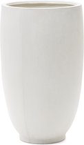 Kave Home - Aiguablava Bloempot van wit cement Ø 75 cm
