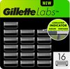 GilletteLabs - With Exfoliating Bar En Heated Razor - 16 Scheermesjes Van Gillette