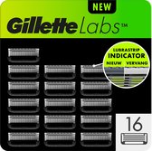 GilletteLabs - With Exfoliating Bar En Heated Razor - voordeelverpakking 16 Navulmesjes Van Gillette