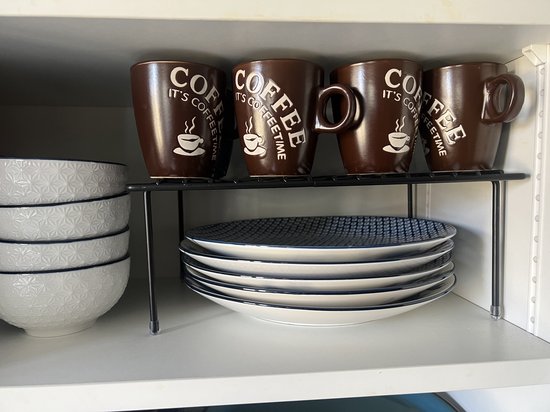 wiebelvrij servies, bordenhouder, kastinzet voor de keuken, kast, voor