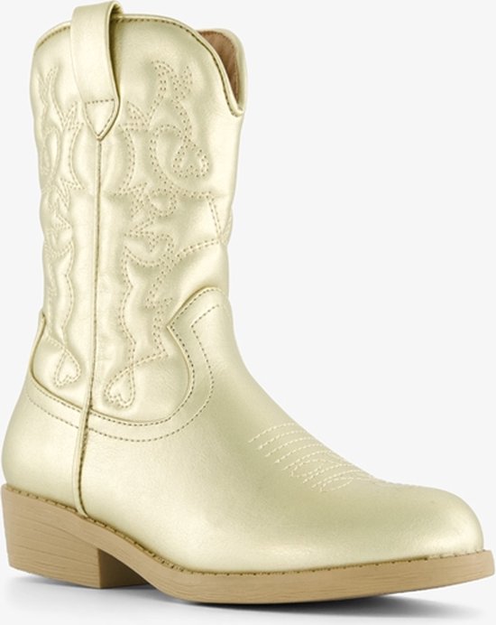 Blue Box meisjes cowboy western boots goudkleurig - Maat 31