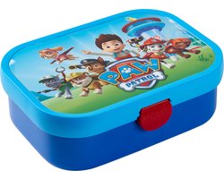 foto van Mepal lunchbox Campus – Broodtrommel met vakjes voor kinderen – Geschikt voor 4 boterhammen – Paw Patrol