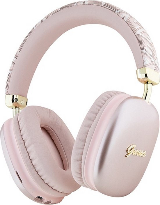 Écouteurs supra- Ear stéréo Bluetooth G-Cube de Guess - Rose