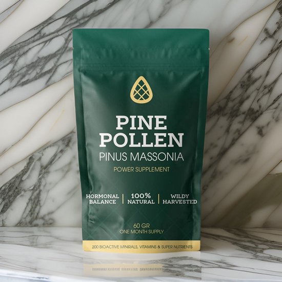 Foto: Inepower pine pollen voedingssupplement hormonale ondersteuning energieboost immuunondersteuning 