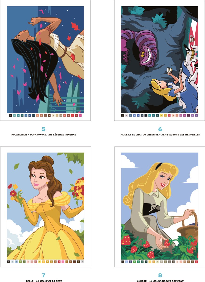Disney Coloriages Mystères Disney Saisons - Hachette heroes - kleuren op nummer - Kleurboek voor volwassenen — afbeelding 2