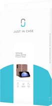 Just in Case Bookcase hoesje geschikt voor Samsung Galaxy S23 FE - Effen Roze - Kunstleer