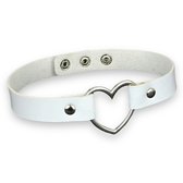 Sexy Punk Style Choker in Stralend Wit