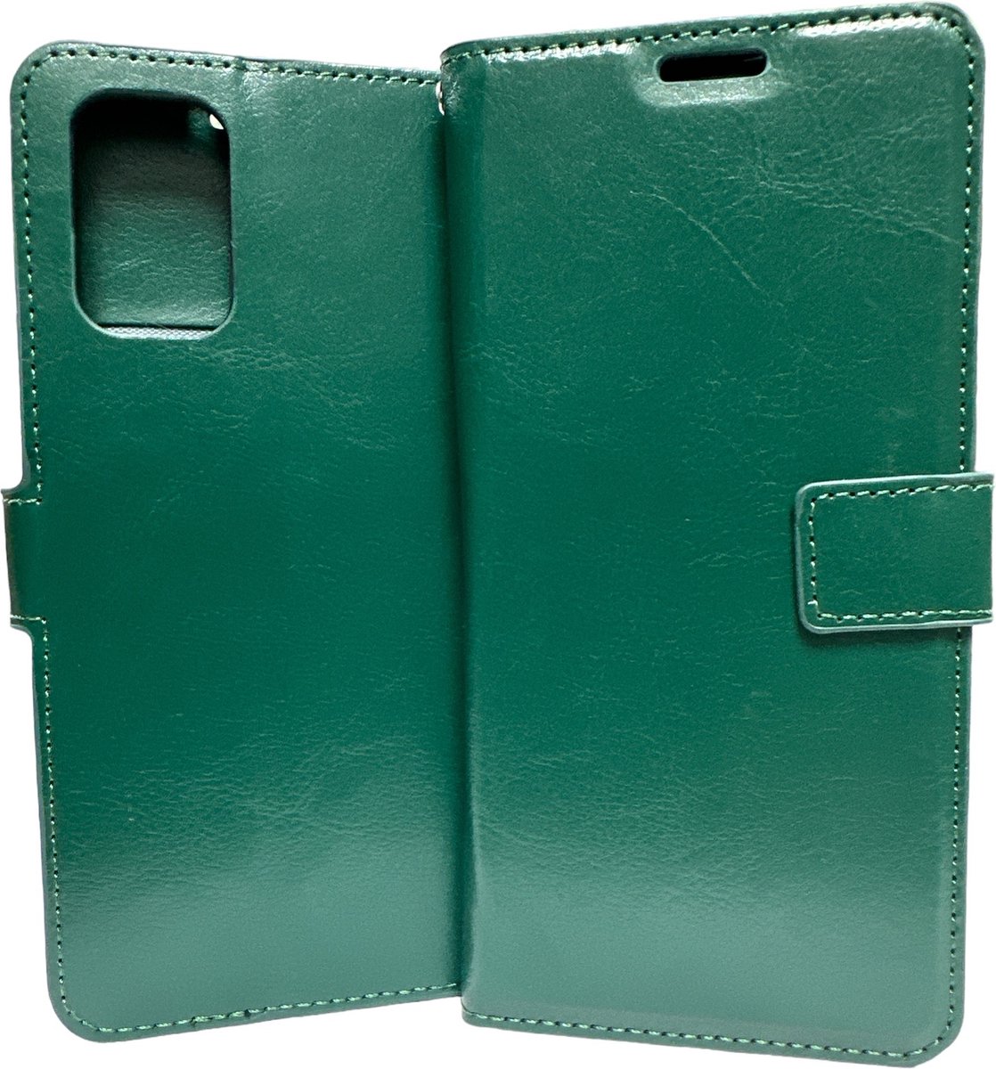 Portemonnee Book Case Hoesje Geschikt voor: Samsung Galaxy S20 Plus groen