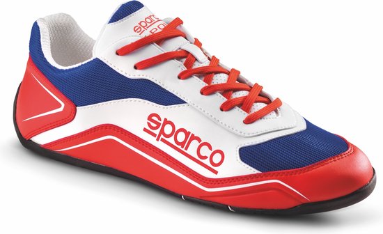 Sparco S-pole sneakers Rood-Wit-Blauw - maat 39