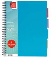 SOHO Projectboek A4 23r 4tabs 200 vel - Aqua Blauw - Gratis verzonden