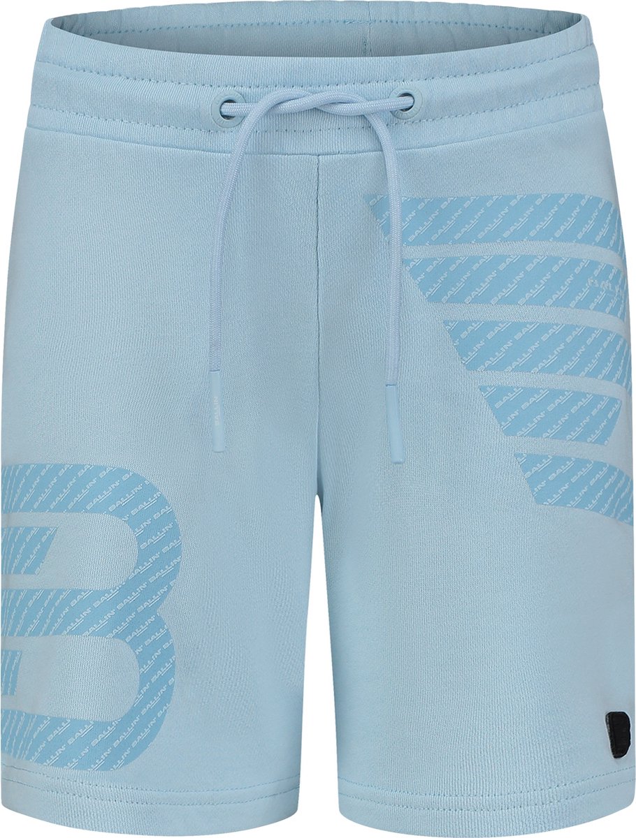 Ballin Amsterdam - Jongens Regular fit Shorts Sweat - Lt Blue - Maat 14