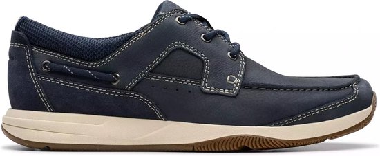 Clarks Sailview Lace - heren veterschoen - blauw - maat 39.5 (EU) 6 (UK)