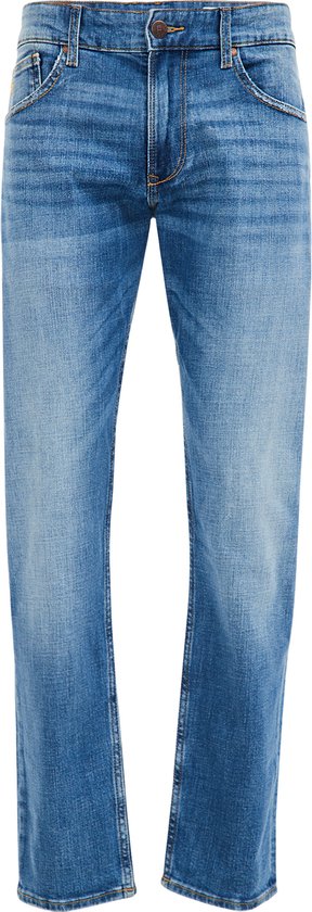 WE Fashion Heren regular fit jeans met medium stretch