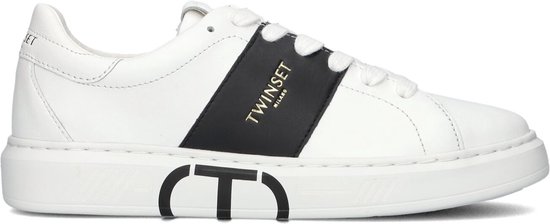 Twinset Milano 241tcp010 Lage sneakers - Leren Sneaker - Dames - Wit - Maat 36