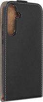 Verticale Flip Cover Geschikt voor Samsung S24 Plus Kaartopslag - Zwart, Zwart