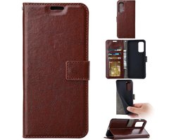 Portemonnee Book Case Hoesje Geschikt voor: Xiaomi Redmi Note 12 Pro / Poco X5 Pro - Bruin