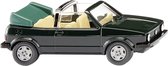 Wiking 0046 05 H0 Auto Volkswagen Golf I Cabrio, donkergroen