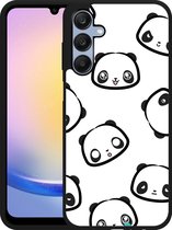 Cazy Hardcase Hoesje geschikt voor Samsung Galaxy A25 Panda Emotions