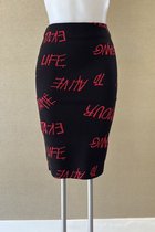 Pina | Pencil Skirt, Zwart, Maat L