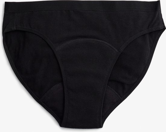 ImseVimse - Imse - tiener menstruatieondergoed - period underwear Bikini - matige menstruatie - S - 158/164 - zwart