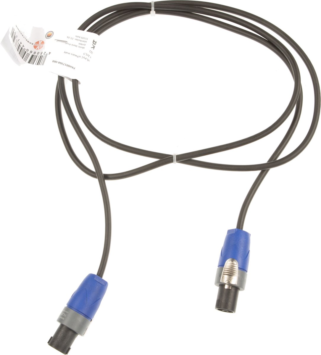 MUSIC STORE LS-Kabel 2m Speaker Twist PRO 2x 1,5mm² - Luidsprekerkabel