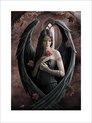 Pyramid Poster - Anne Stokes Angel Rose - 80 X 60 Cm - Multicolor