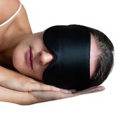 RYCE Silk Sleeping Mask - Masque pour les yeux - Anti rides - Soie - Sommeil - Femmes - Hommes - Enfants - Harteyes - Zwart