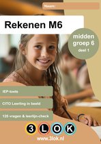 Rekenen Toetsboek groep 6 - M6 – groep 6 - CITO - Leerling in beeld - IEP - toets - oefenen - onderwijs - basisschool – leren - oefenboek - 3lok onderwijs