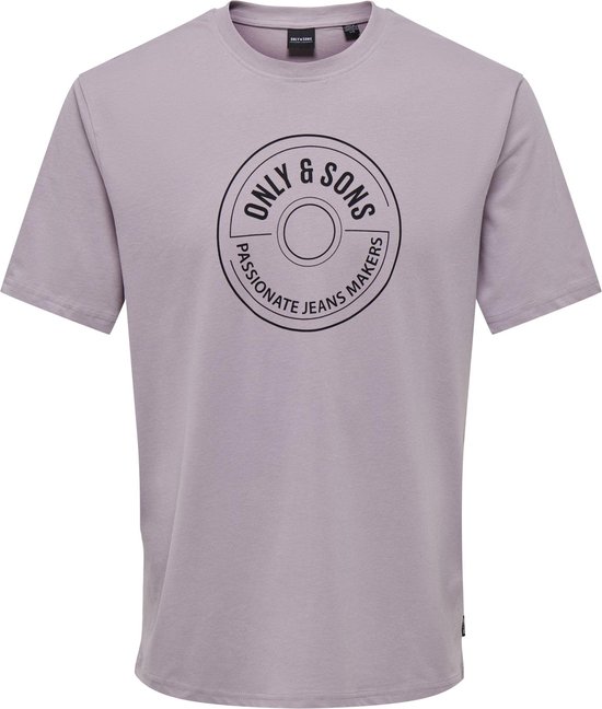 Chemise homme ONLY & SONS ONSLAMER LIFE REG LOGO SS TEE - Taille XL