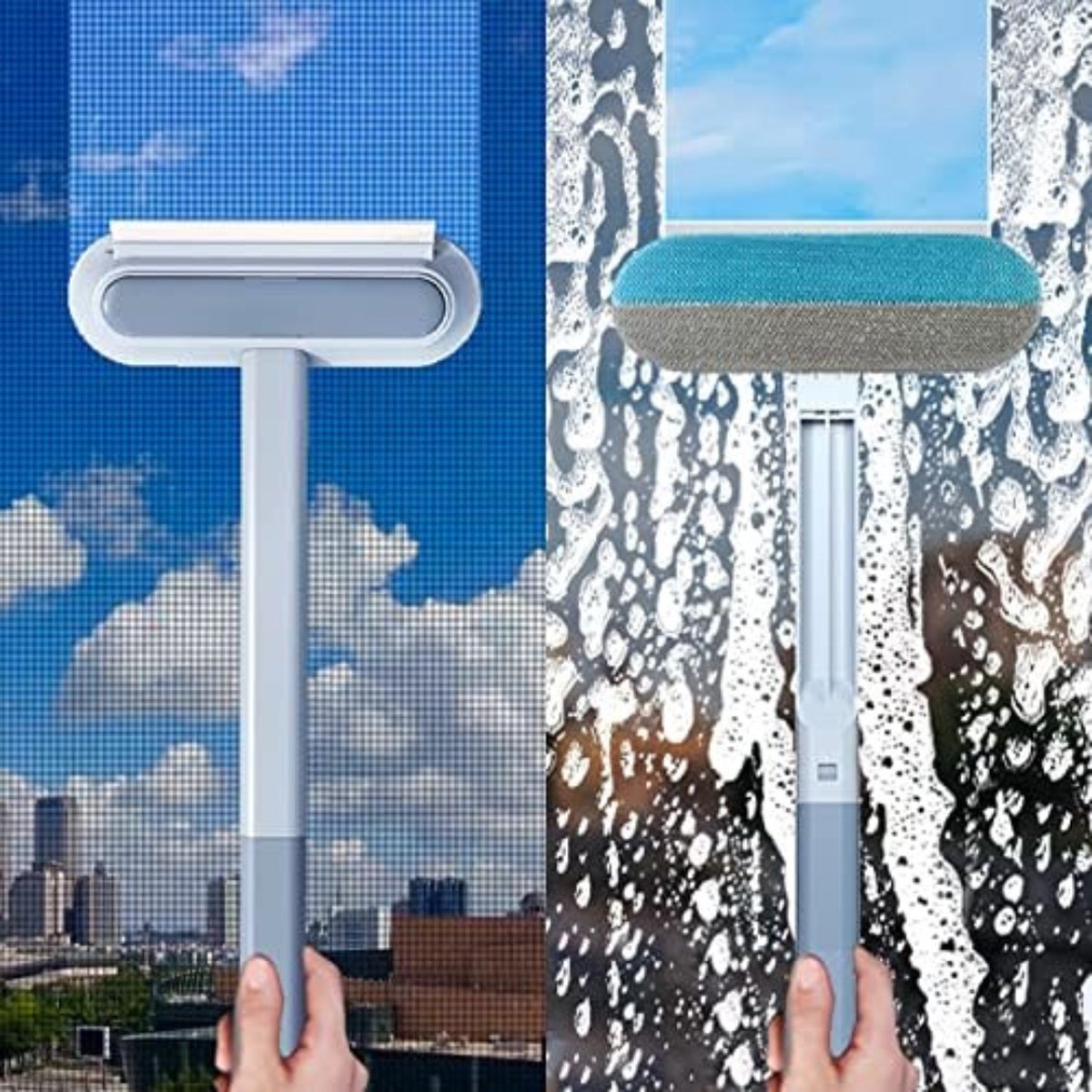 Raamwisser Met Telescoopsteel Ramenwassen Telescoopsteel Ramenwassen Raamwisser Met Steel